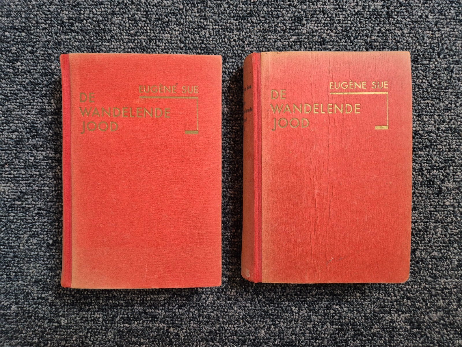 De Wandelende Jood - Eugène Sue (tweedelige hardcover set), Ophalen of Verzenden