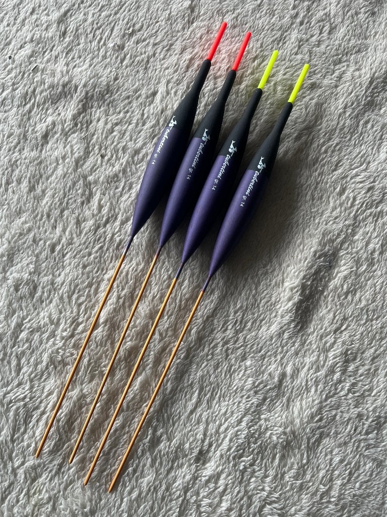 adv 373 / NIEUW set 4 dobbers TUBERTINI 12 gr, Watersport en Boten, Hengelsport | Witvissen, Ophalen of Verzenden, Nieuw, Dobber of Lood