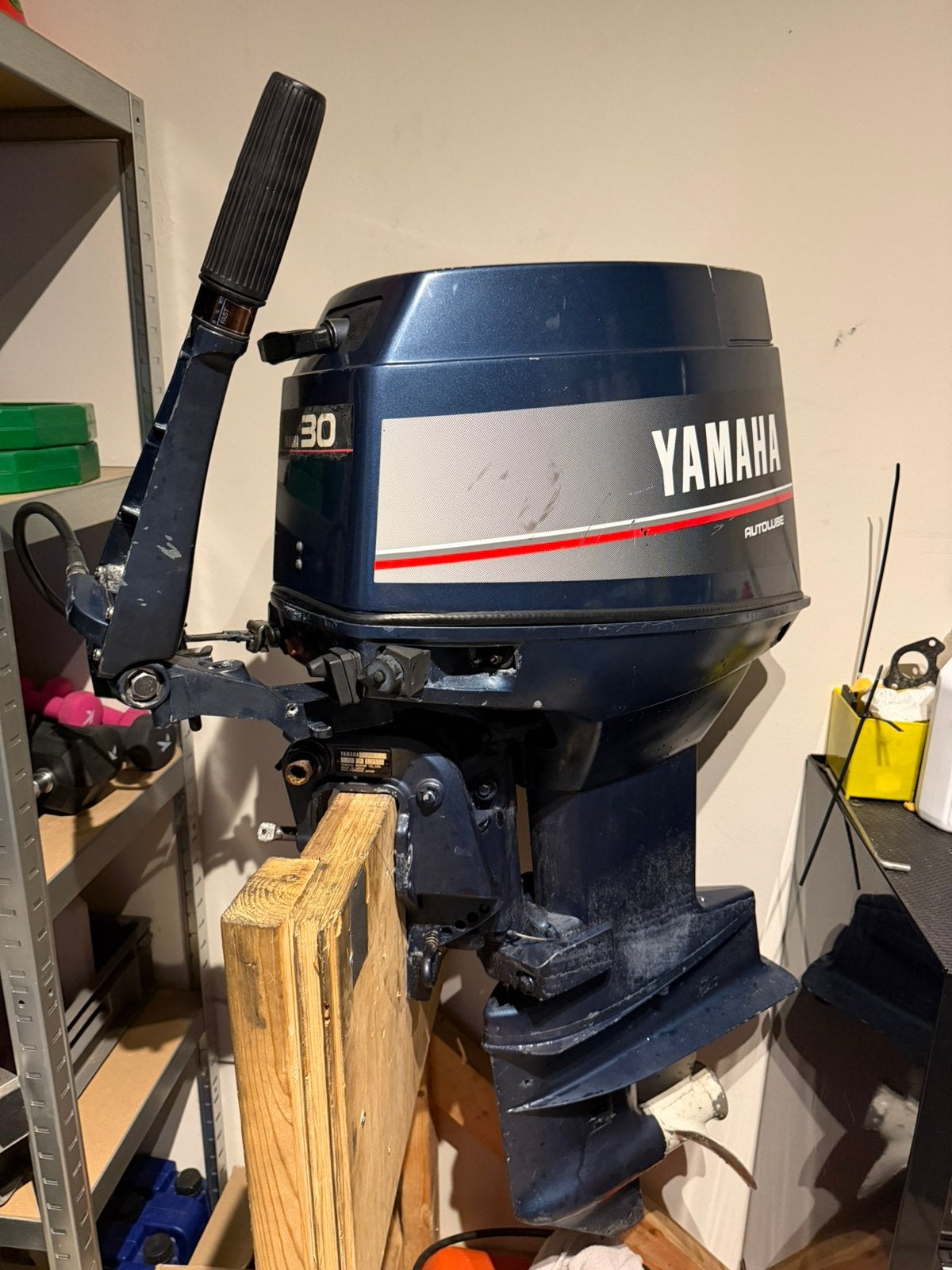 Yamaha 30 pk 2takt Autolube, Ophalen, Gebruikt, Benzine, 30 pk of meer