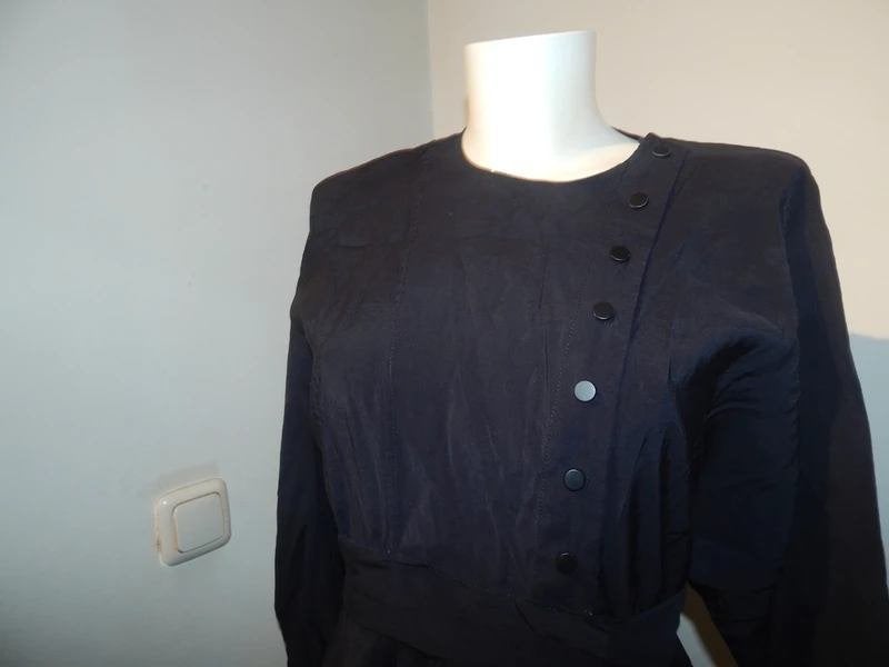 BA&SH beeldig jurkje gladde stof drukkers strik 3/40, Maat 38/40 (M), Verzenden, Zwart, Ba&sh