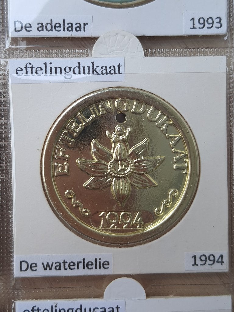 Efteling dukaat ezeltje strekje 1994, Verzamelen, Ophalen of Verzenden, Overige typen