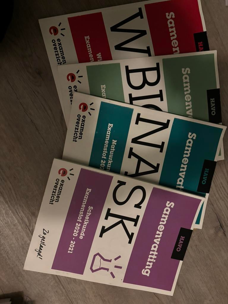 Samenvatting scheikunde / natuurkunde/ biologie en wisk B, Boeken, Ophalen of Verzenden, Zo goed als nieuw, VWO, Biologie