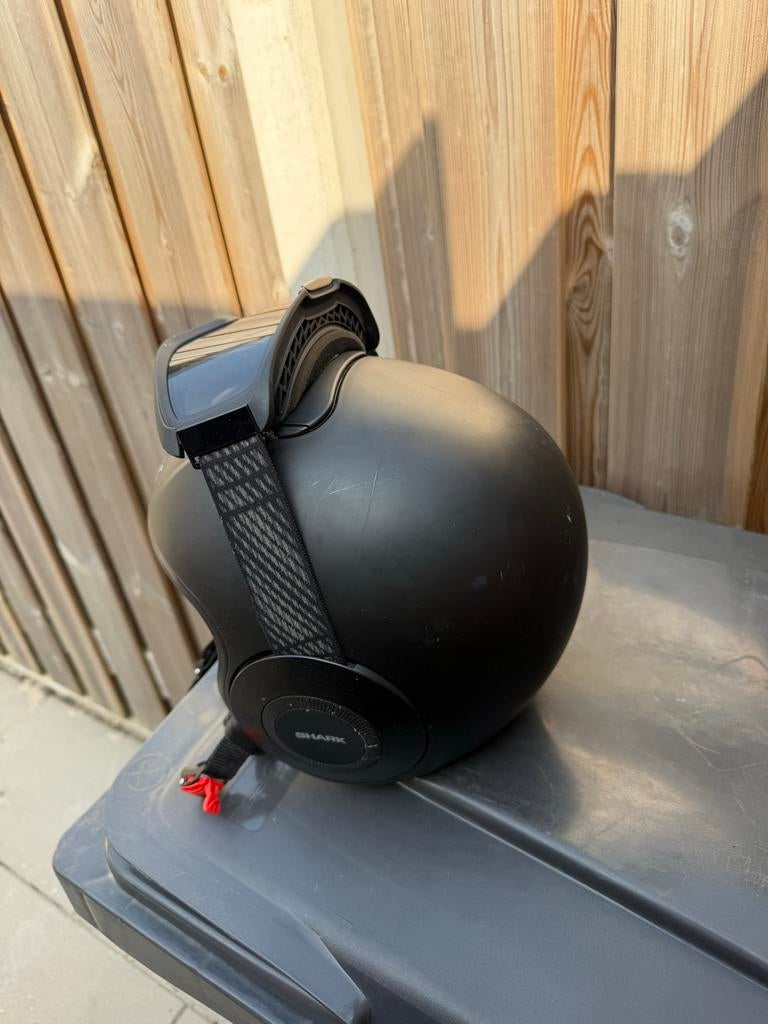 Shark Drak helm mat zwart met goggles maat XS, Motoren, Kleding | Motorhelmen, M, Heren, Jethelm, Shark