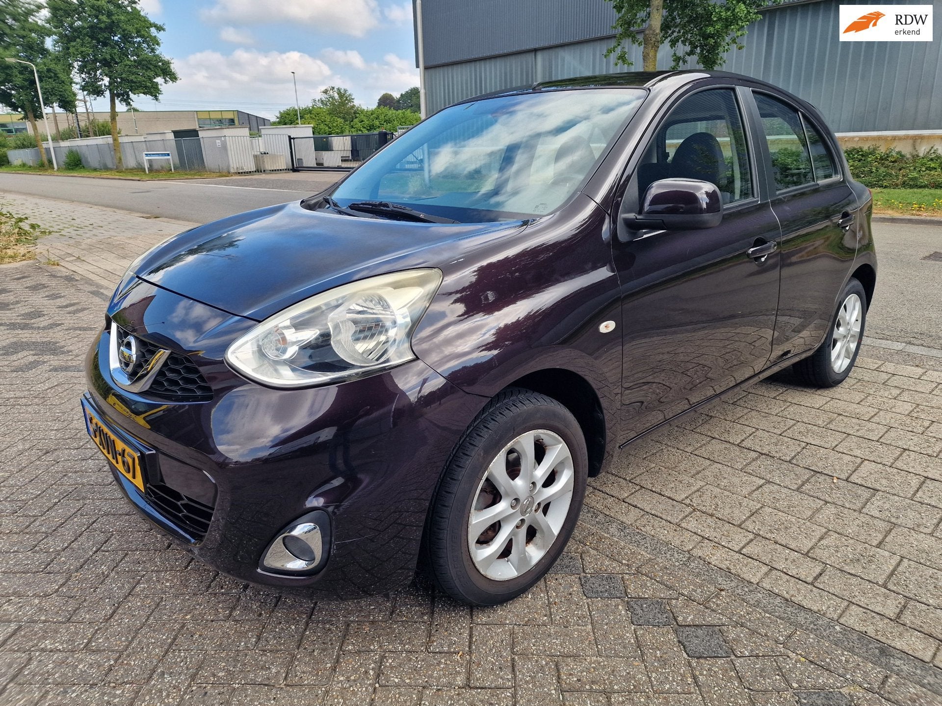 Nissan Micra 1.2 Acenta Automaat, Apk, Nap Inruil mogelijk., Auto's, Nissan, Stof, Zwart, Overige kleuren, 1198 cc