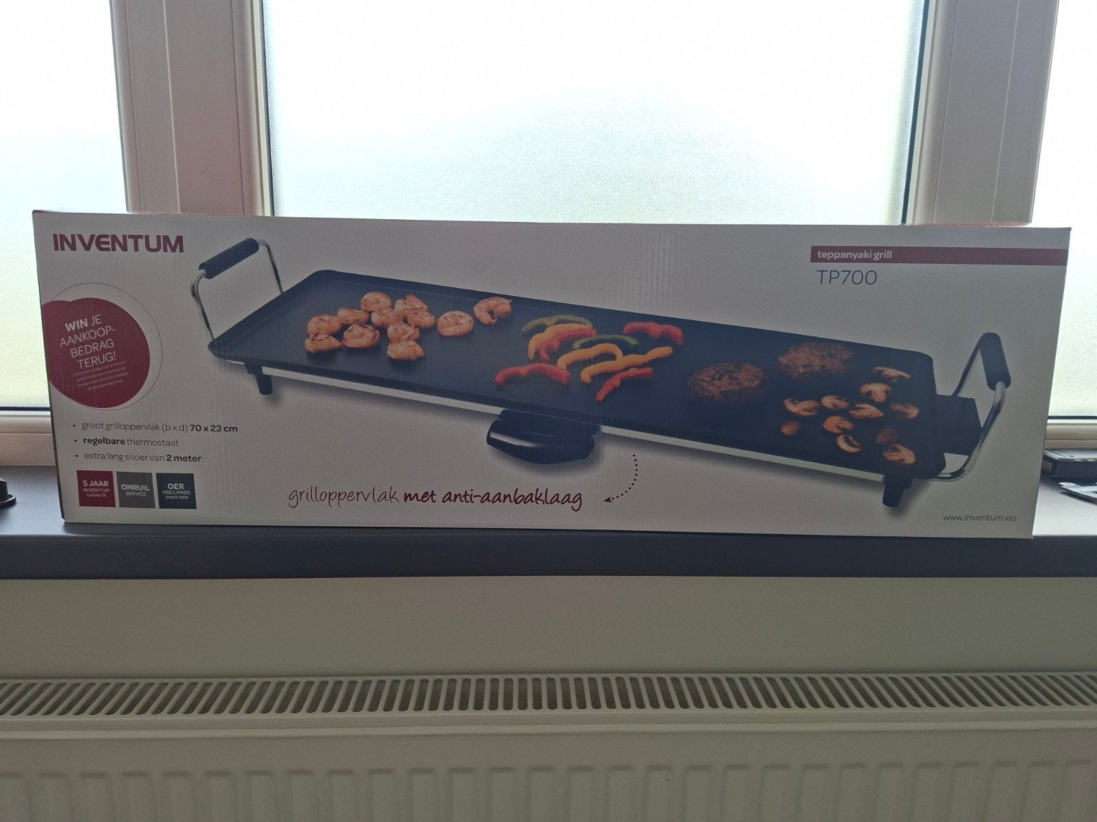 Bakplaat,teppanyaki grill, Witgoed en Apparatuur, Ophalen, Nieuw