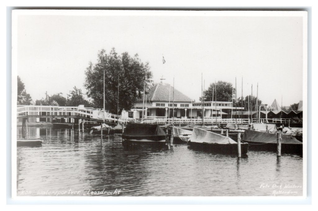Loosdrecht, Kon. Watersportver. "Loosdrecht", Ophalen of Verzenden, 1940 tot 1960, Gelopen, Noord-Holland