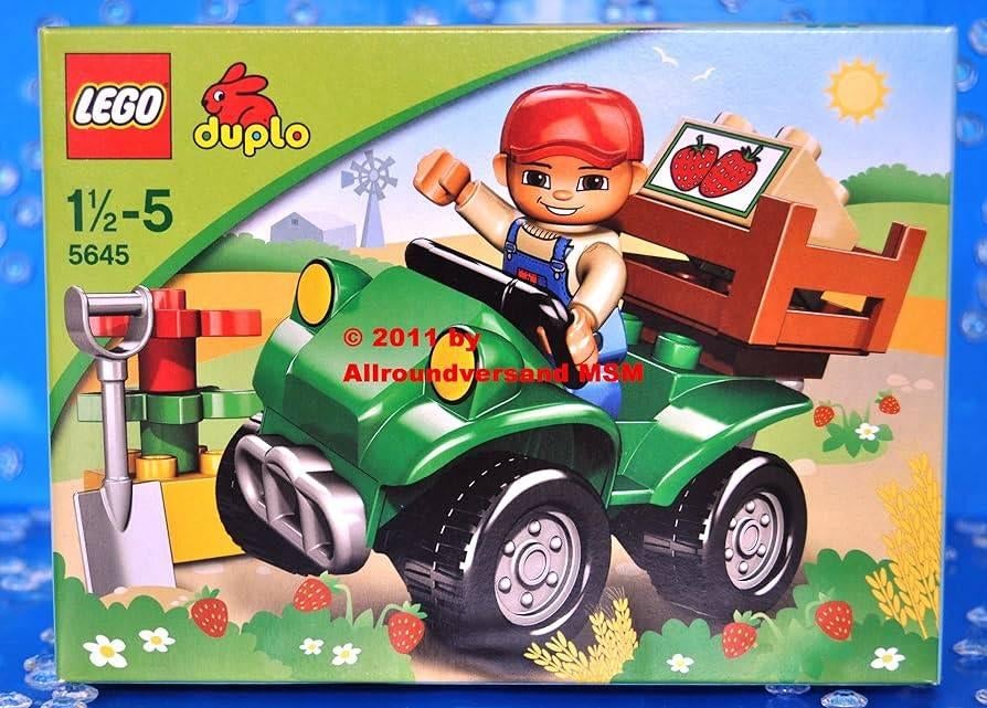 Lego Duplo boeren quad (5645), Overige thema's, Ophalen of Verzenden, Zo goed als nieuw, Compleet