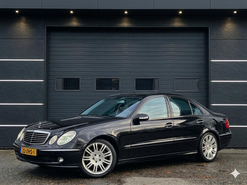 Mercedes E200 Kompressor Automaat | Dealer OH | uniek |, Automaat, Achterwielaandrijving, Zwart, 4 cilinders