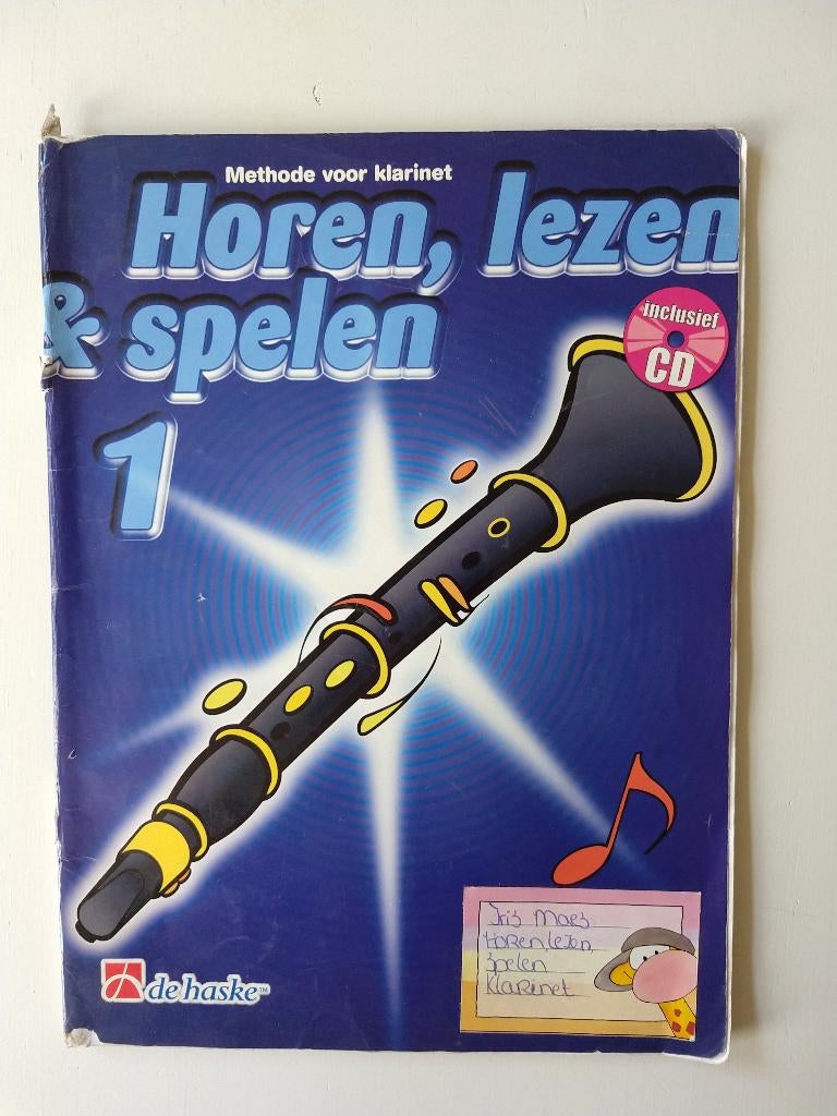 Diverse lesmethodes klarinet, Muziek en Instrumenten, Blaasinstrumenten | Klarinetten, Ophalen of Verzenden, Gebruikt, Overige materialen