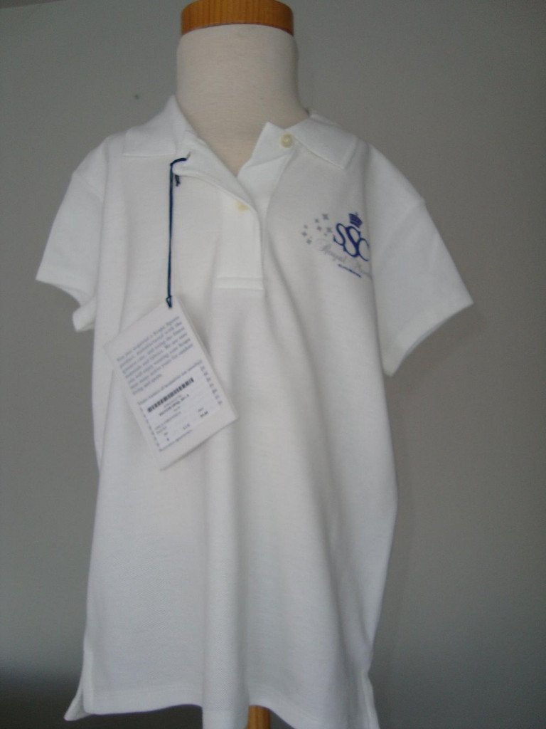 SCAPA sports polo met blingbling 128 *~~nieuw~~*, Kinderen en Baby's, Kinderkleding | Maat 128, Verzenden, Nieuw, Meisje, Shirt of Longsleeve