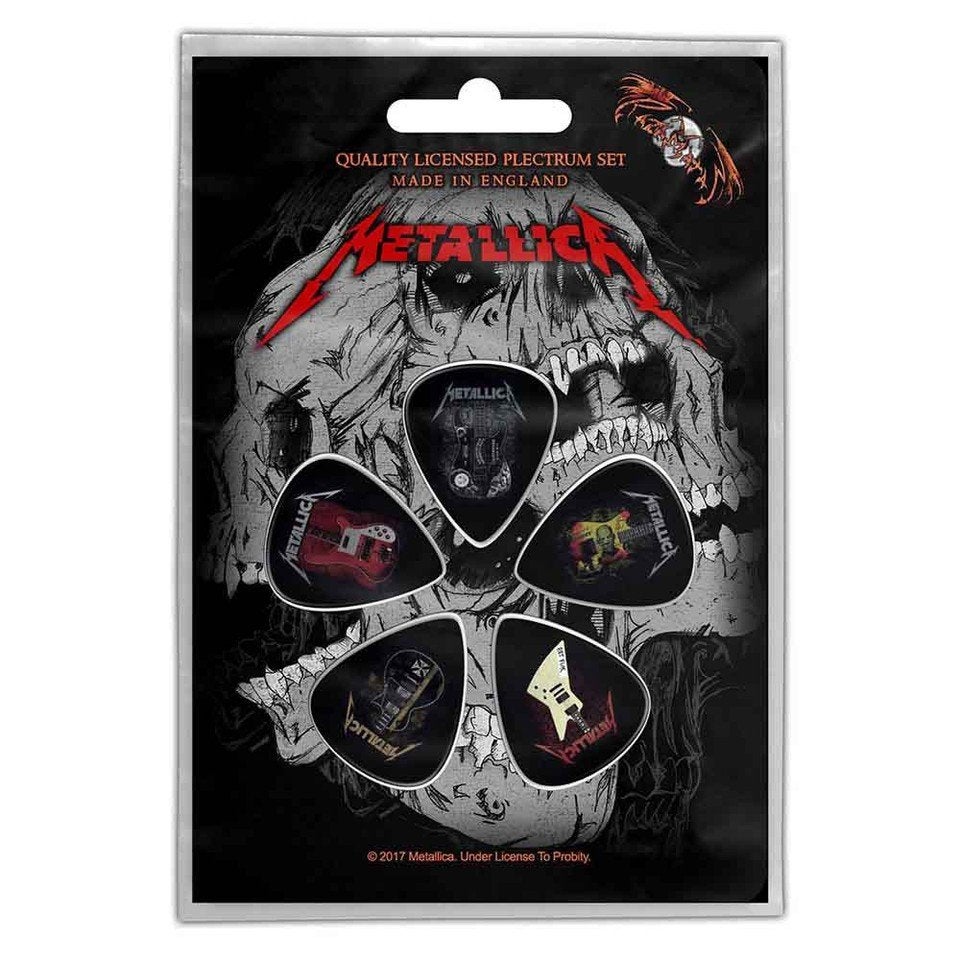 Metallica guitars plectrum set gitaar plectrums beroemdheden, Info@deconoord.nl, Deco Noord, Nieuw, Ophalen of Verzenden