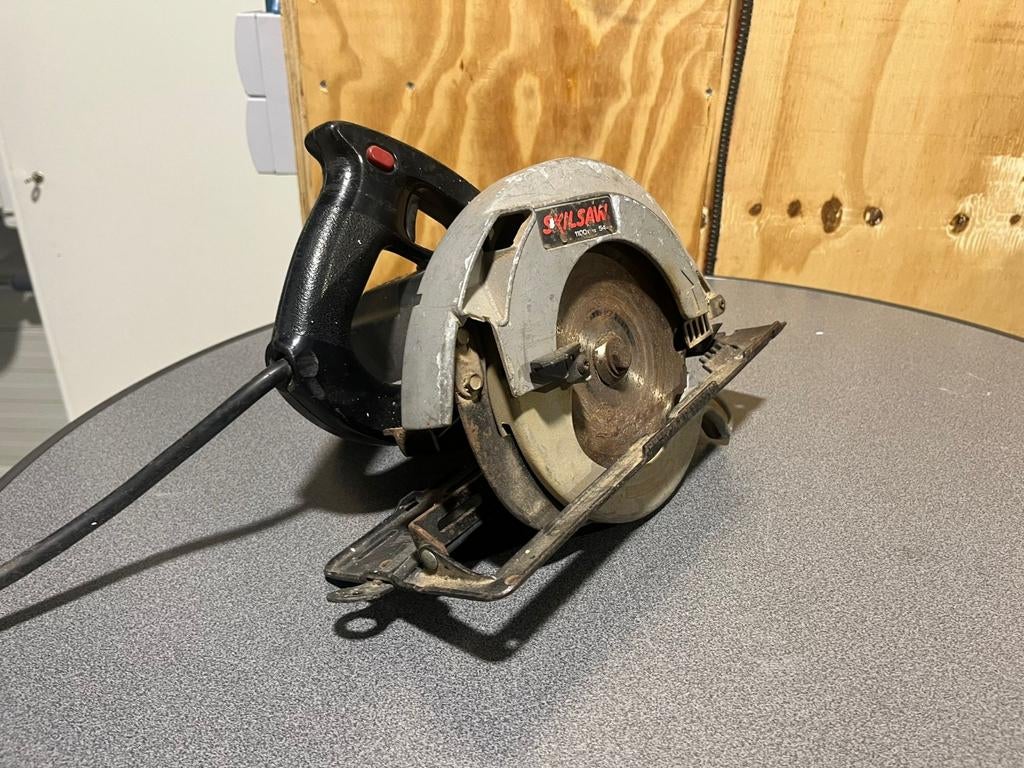 Skilsaw cirkelzaag 1100 Watt te koop, Gebruikt, Cirkelzaag, 30 tot 70 mm, 1200 watt of meer