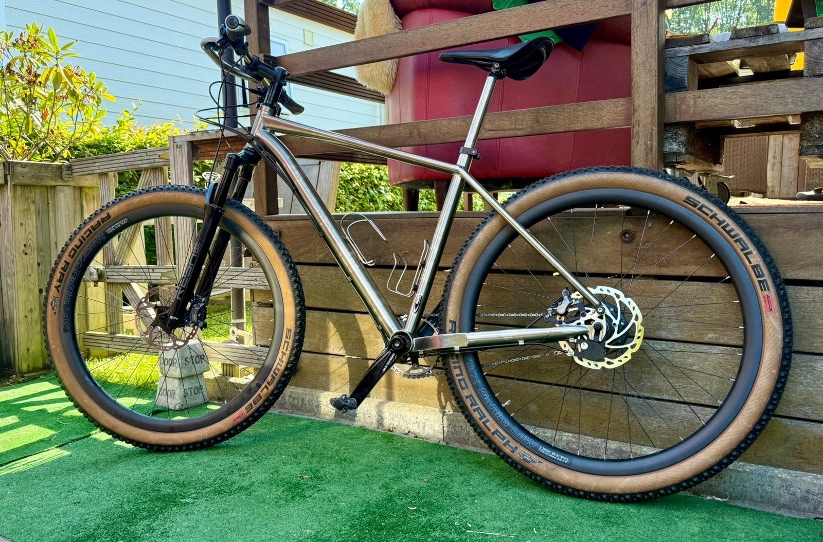 ID Worx Rockn Rohler Ti NIEUW Frame!, Fietsen en Brommers, Fietsen | Mountainbikes en ATB, 57 cm of meer, Hardtail, Zo goed als nieuw