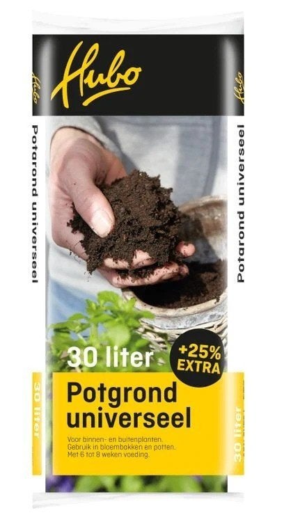 11 zakken Hubo potgrond universeel 37,5L, Ophalen, Nieuw