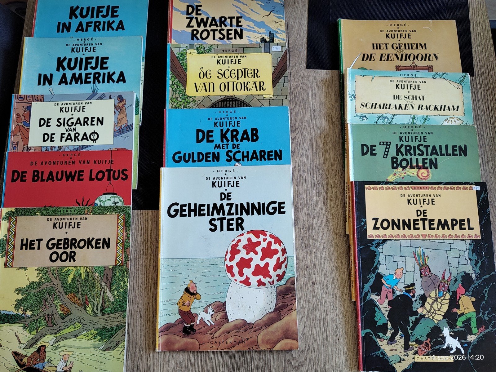 Grote collectie Kuifje stripboeken - 23 albums, Boeken, Meerdere stripboeken, Ophalen of Verzenden, Gelezen