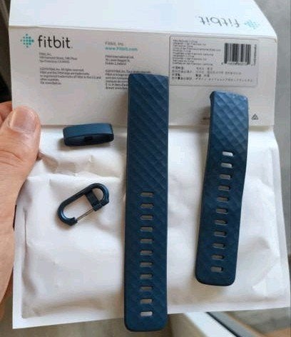 Nieuw setje bandjes Fitbit Charge 4, maat L, Ophalen of Verzenden, Nieuw, Blauw, Fitbit