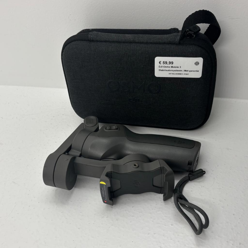 DJI Osmo Mobile 3 Stabilisatorsysteem | Met garantie, Dordrecht@usedproducts.nl, Toulonselaan 72, Overige typen, Ophalen of Verzenden