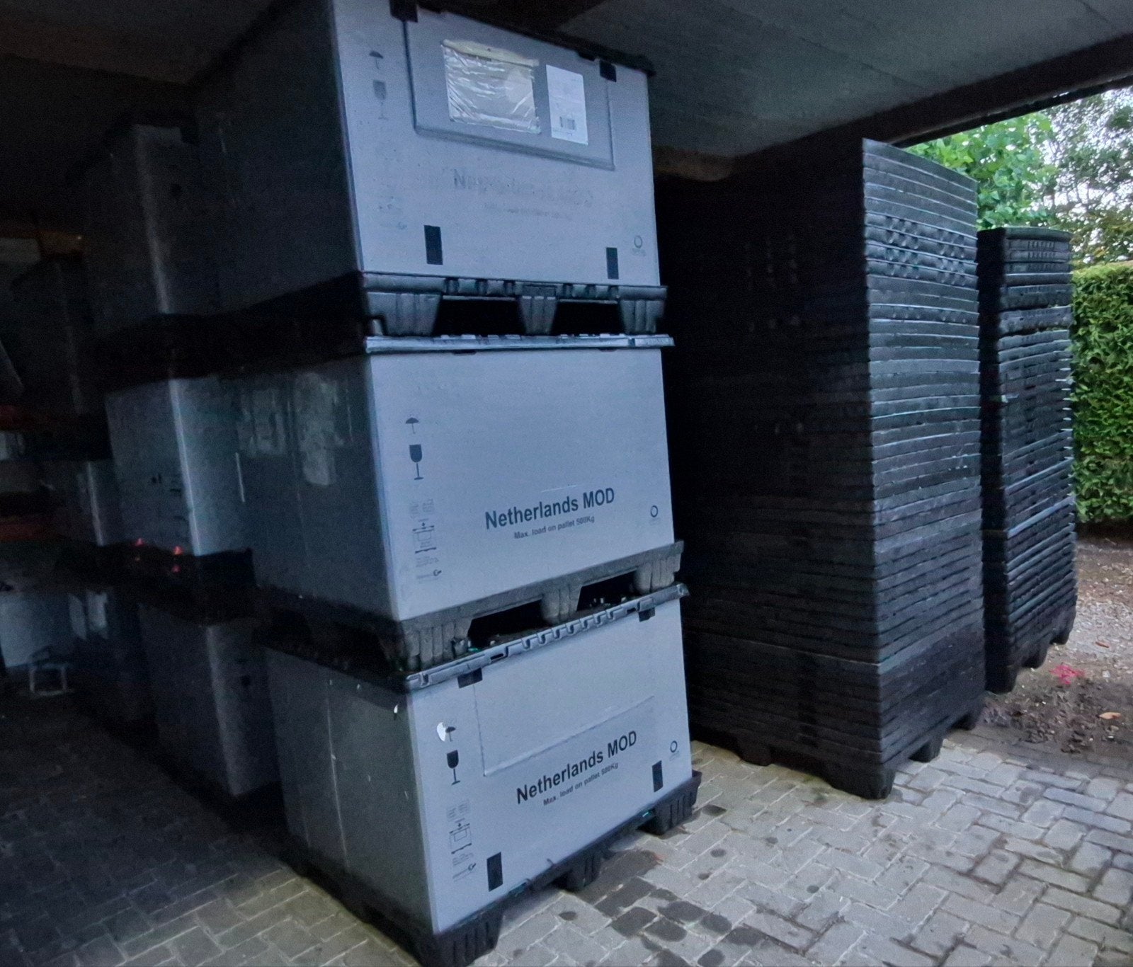 Super stevige vouwbare palletbox/palletkist/palletkrat, Doe-het-zelf en Verbouw, 100 cm of meer, 60 cm of meer, Bak of Kist, Zo goed als nieuw