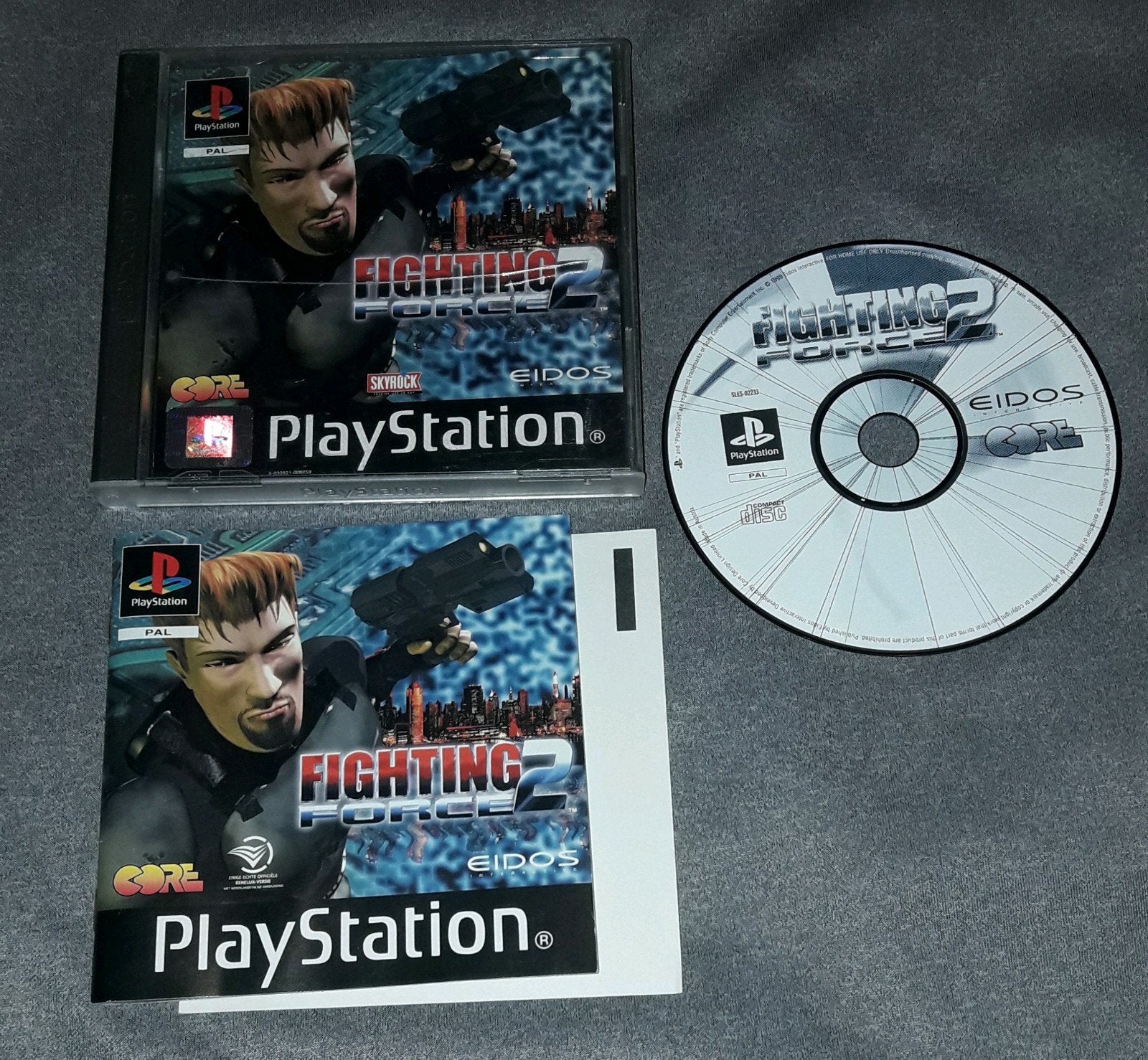 Fighting Force 2 (Ps1) PAL, Ophalen, Gebruikt, Vechten, 2 spelers
