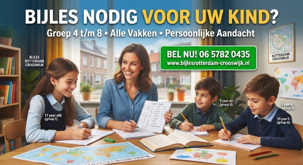 Prive Bijles voor Cito voorbereiding  van groep 7 en 8, 33 - 40 uur, HBO, Vanaf 10 jaar, Overige vormen