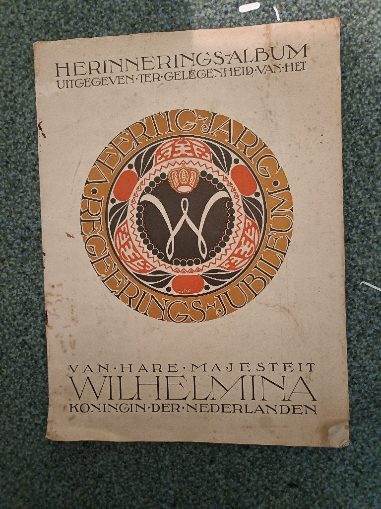 Herinneringsalbum 40 jarig regeringsjubileum Koningin Wilhel, Ophalen of Verzenden