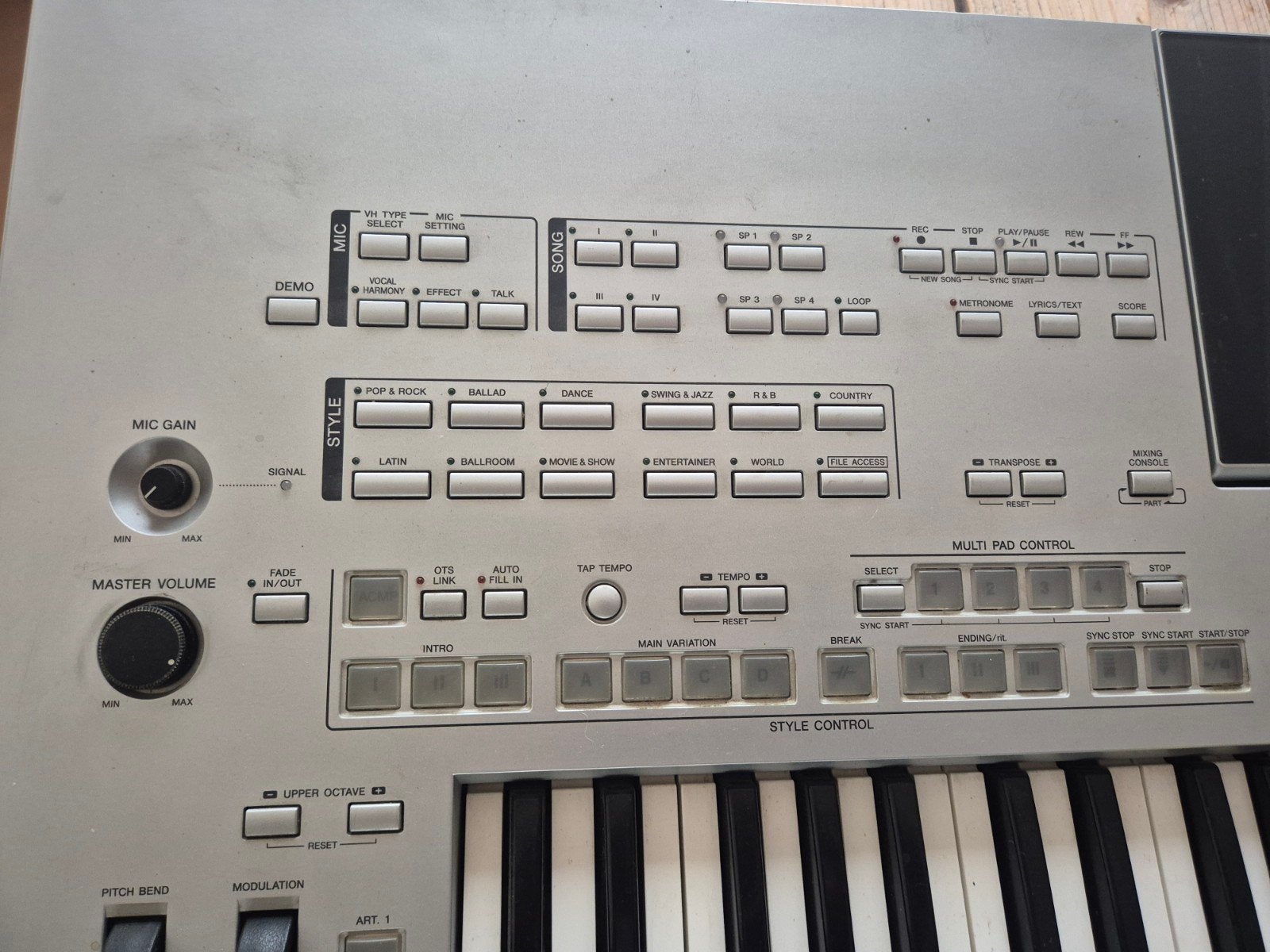 Yamaha Tyros 4 Workstation Keyboard - Gebruikt, Muziek en Instrumenten, Ophalen, Yamaha, Aanslaggevoelig, 61 toetsen