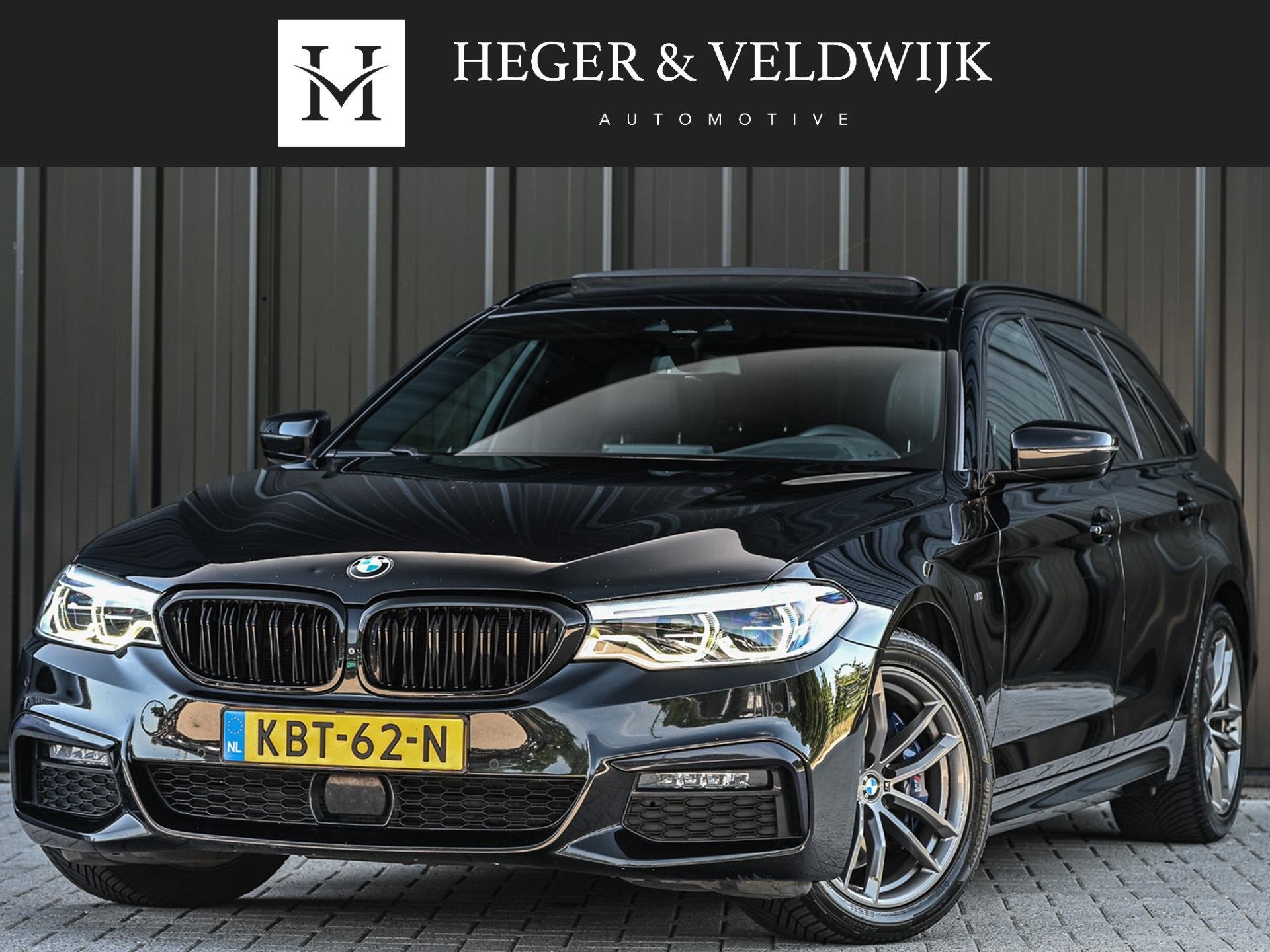 BMW 5-serie Touring 530i xDrive High Executive | M-Sport | P, Auto's, Automaat, 1998 cc, Gebruikt, Zwart