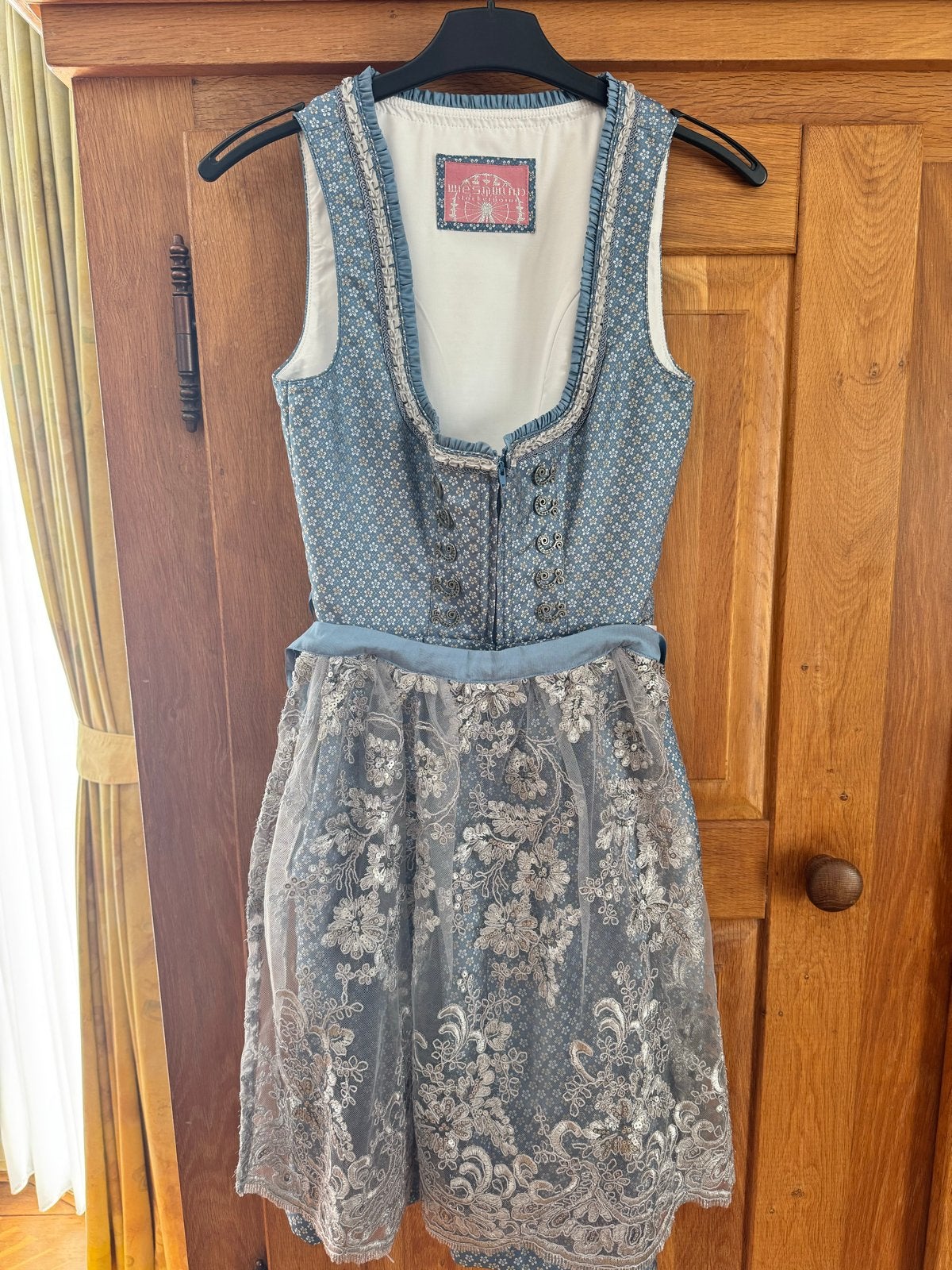 Stockerpoint Dirndl blauw dames maat 36, Ophalen of Verzenden, Zo goed als nieuw, Maat 36 (S), Blauw