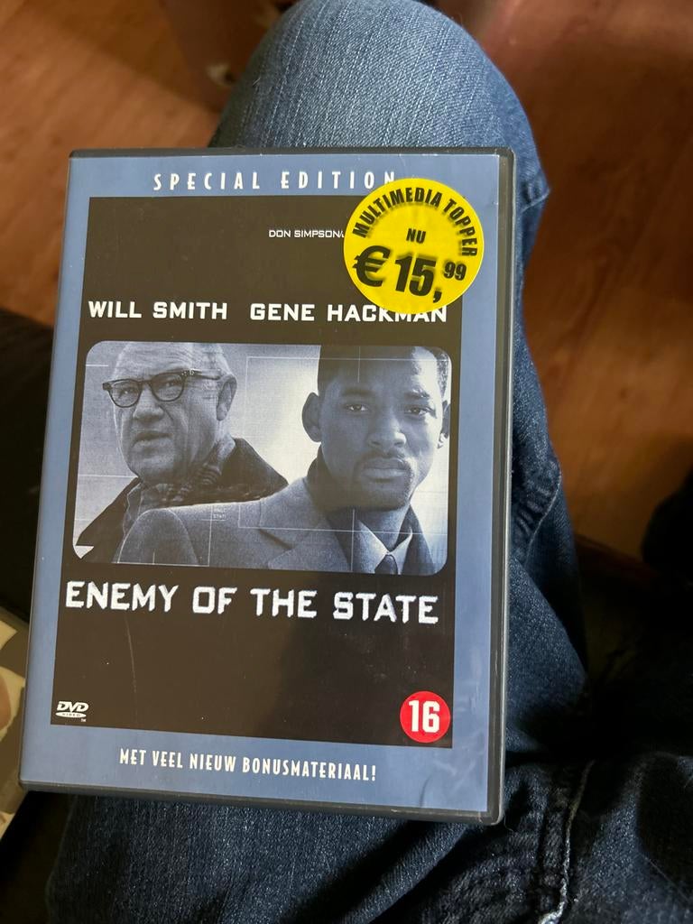 Enemy of the State - Special Edition DVD (Will Smith), Vanaf 16 jaar, Ophalen of Verzenden, Zo goed als nieuw, Actiethriller
