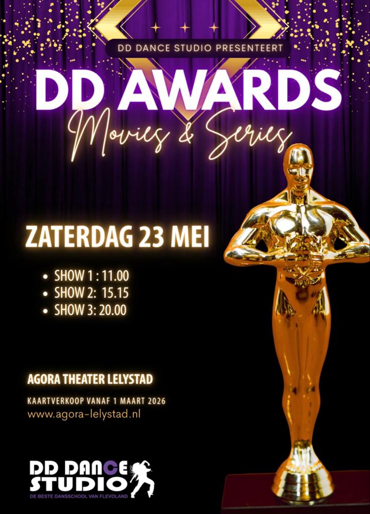 Dd Dace Movies & Awards ticket 20:00 rij 16, Tickets en Kaartjes, Eén persoon