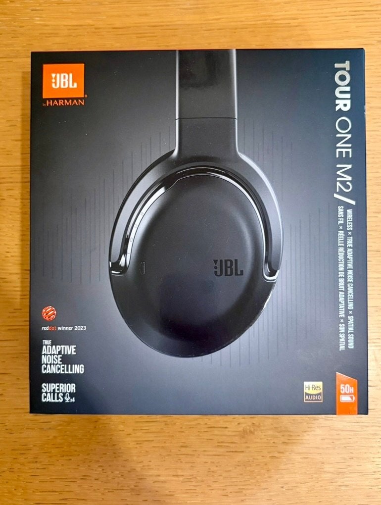 JBL Tour One M2 over ear koptelefoon zwart, JBL, Ophalen of Verzenden, Zo goed als nieuw, Over-ear