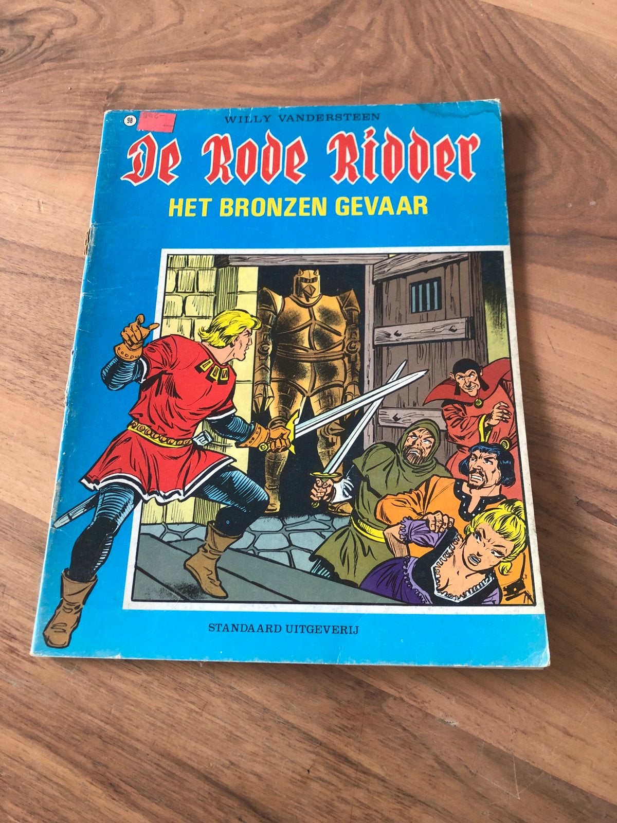 De Rode Ridder: Het Bronzen Gevaar (Willy Vandersteen), Eén stripboek, Ophalen of Verzenden, Gelezen