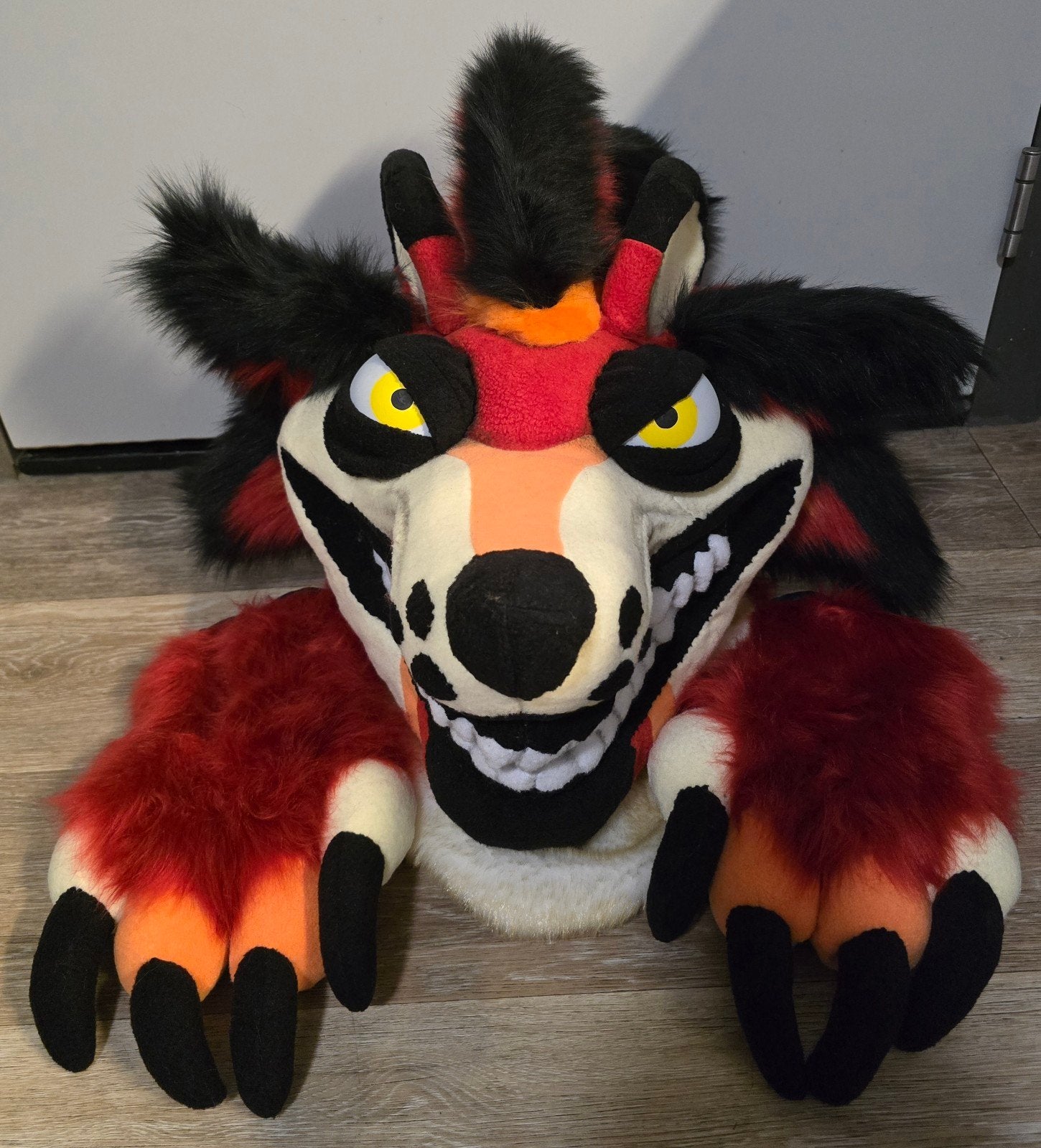 Fursuit Partial Ibliss The Hyena Hybrid, Ophalen of Verzenden