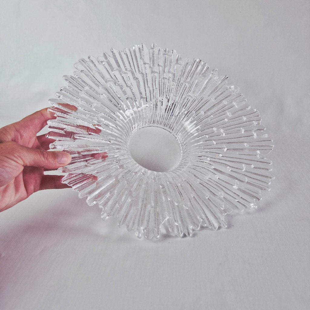 Humppila 'Northern Lights' (Revontulet) Schaal, Antiek en Kunst, Antiek | Glas en Kristal, Verzenden