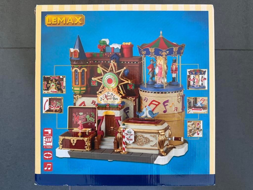 Kerstdorp The Merry Music Box - Prachtige Kerstanimatie, Ophalen of Verzenden, Nieuw