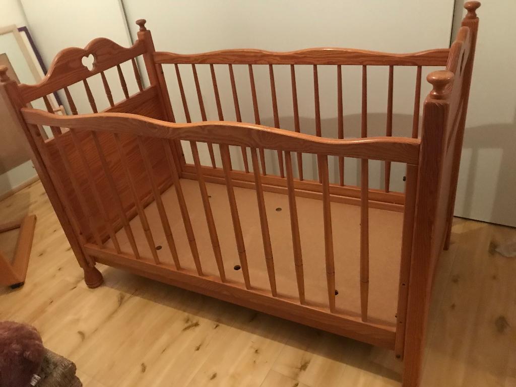 Baby ledikant met commode, Ophalen, Gebruikt, Ledikant