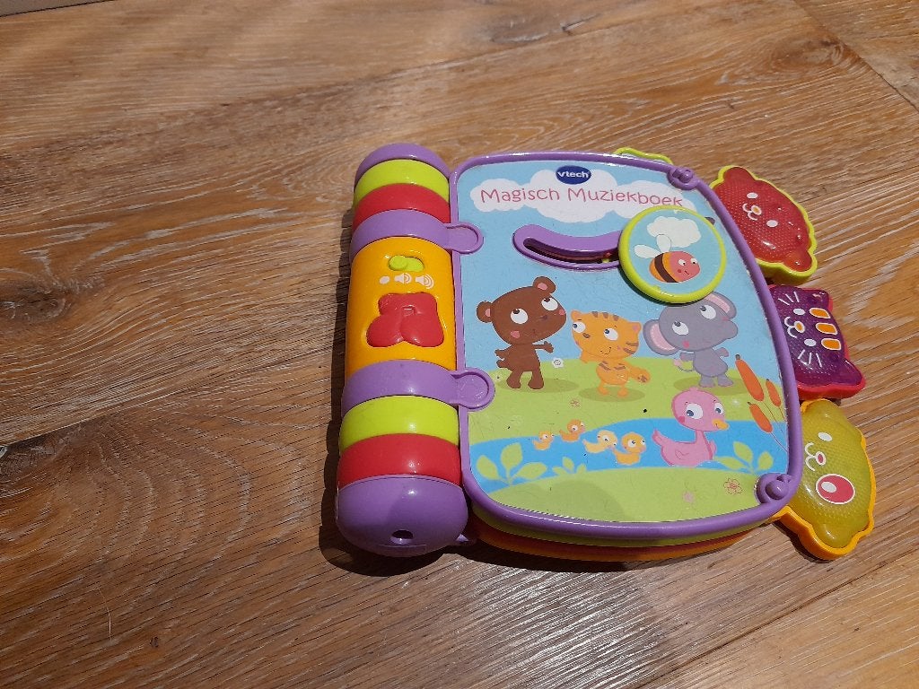 VTECH MAGISCH MUZIEKBOEK, Ophalen of Verzenden, Gebruikt, Overige typen