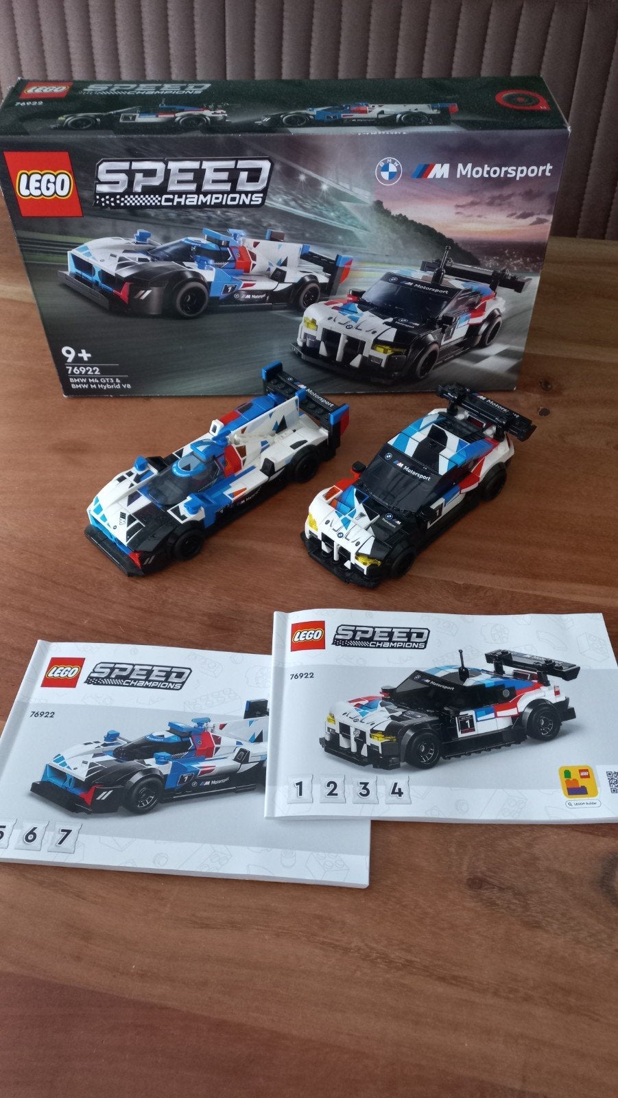 Speed champions lego 76922 BMW M4 & BMW M HYBRID V8, Ophalen of Verzenden, Zo goed als nieuw
