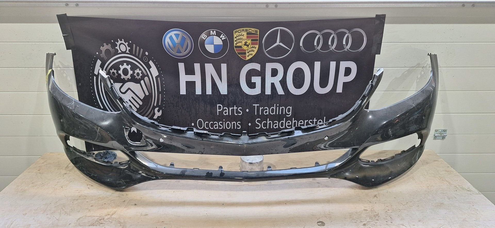 Mercedes-Benz C W205 Voorbumper, Gebruikt, -, Voor, Ophalen of Verzenden