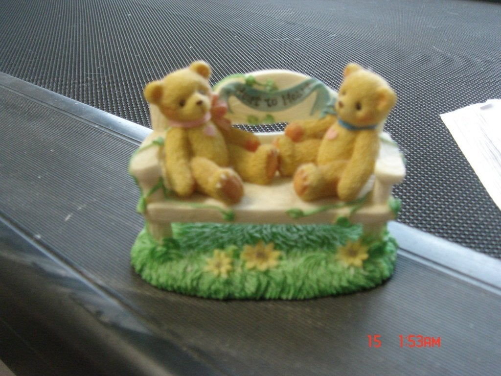 Cherished Teddies beertjes heart to heart, Ophalen of Verzenden, Zo goed als nieuw, Beeldje, Cherished Teddies