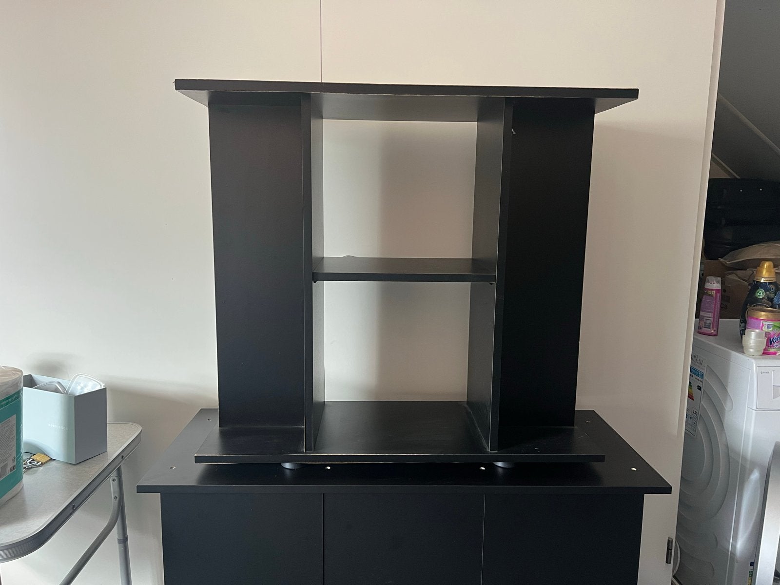 Aquarium juwel 80cm kast met beschadigingen - Zwart, Ophalen, Gebruikt