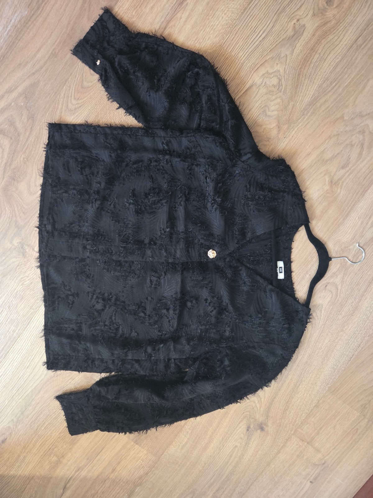zwarte WE Zwarte Blouse met Franjes, maat 46, Kleding | Dames, WE, Zwart, Maat 46/48 (XL) of groter, Nieuw