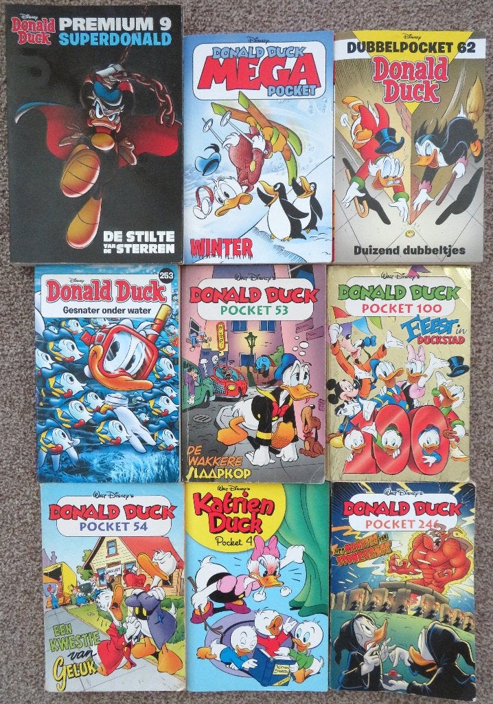Donald Duck pockets en stripboeken te koop/te ruil, Boeken, Stripboeken, Meerdere stripboeken, Ophalen, Gelezen, Disney Donald Duck