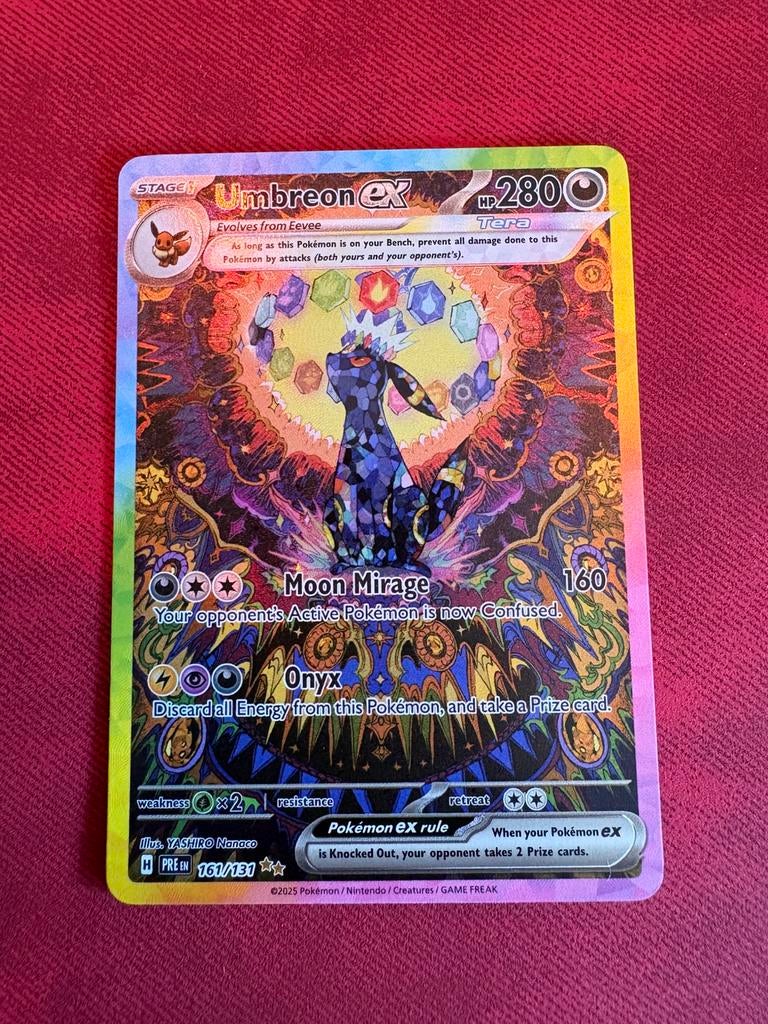 Te koop: Pokémon kaart Umbreon ex, Hobby en Vrije tijd, Verzamelkaartspellen | Pokémon, Ophalen, Zo goed als nieuw