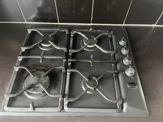 Gasfornuis (alleen kookplaat), GRATIS AF TE HALEN, Witgoed en Apparatuur, Fornuizen, Ophalen, Gebruikt, 60 cm of meer, 4 kookzones