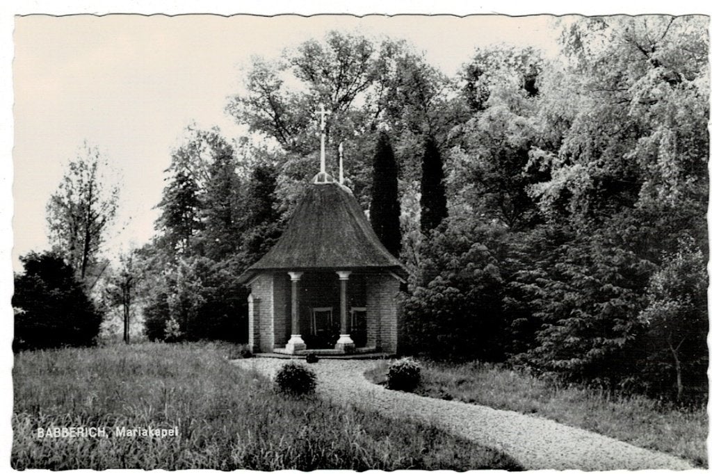 Babberich (Gld). Fotokaart van de Mariakapel., Ophalen of Verzenden, Ongelopen, Gelderland