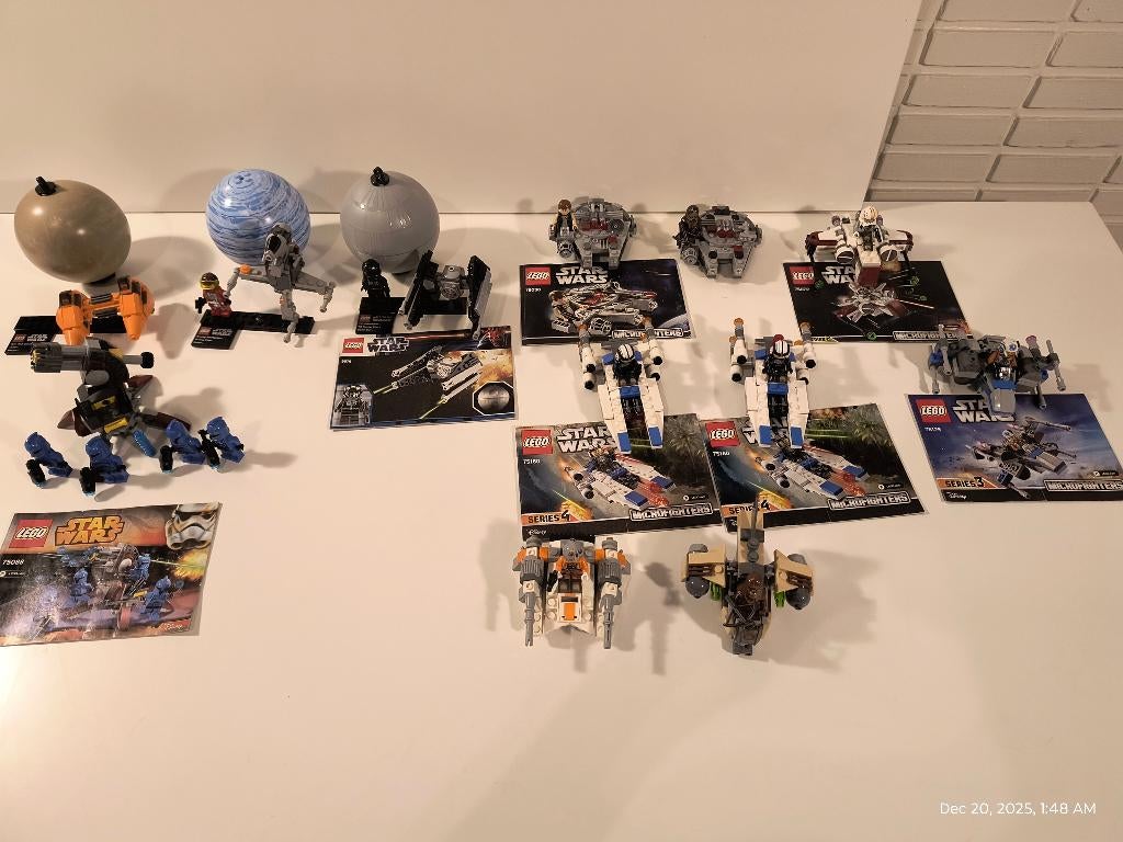 LEGO Star Wars collectie van sets, compleet met alle minifig, Ophalen of Verzenden, Zo goed als nieuw, Complete set, Lego