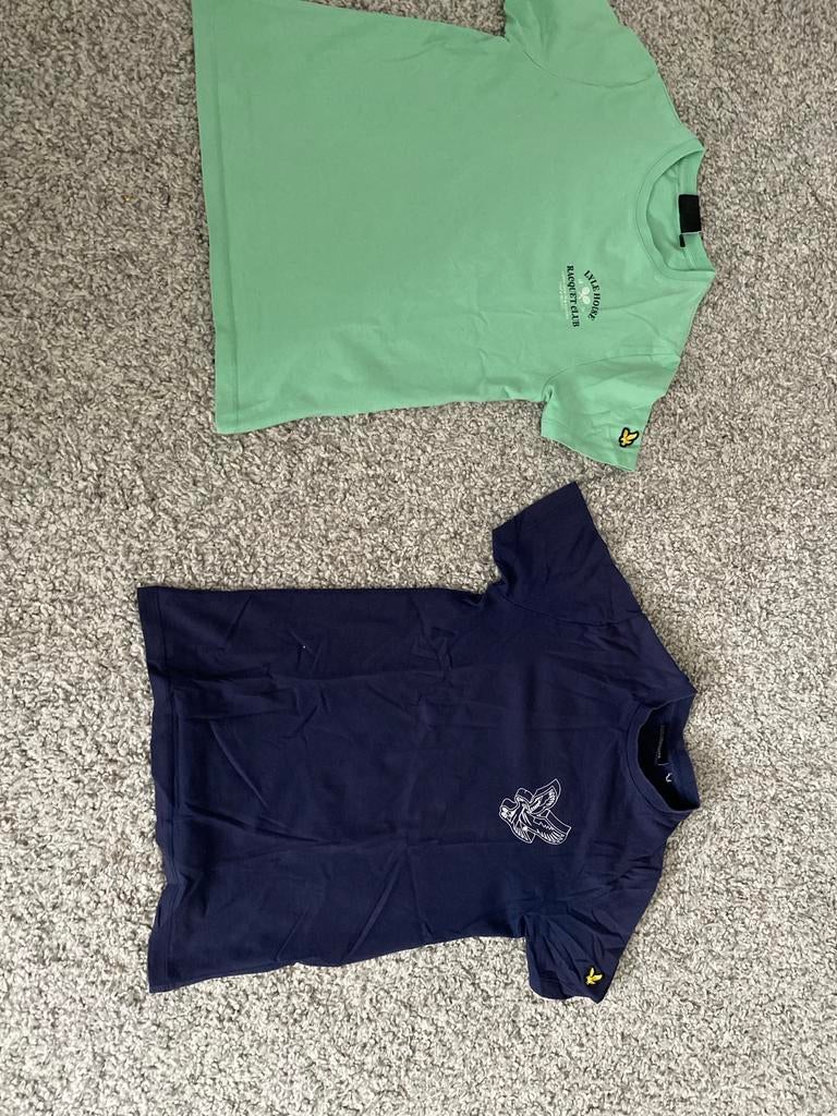 Lyle & Scott T-shirts (2 stuks) - Maat 9-10, Ophalen of Verzenden