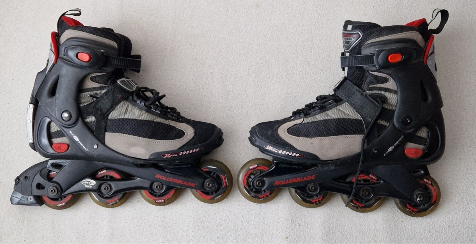 Rollerblade Inline Skates - Zwart/Grijs/Rood maat 43, Sport en Fitness, Skeelers, Overige merken, Gebruikt, Heren, Ophalen of Verzenden