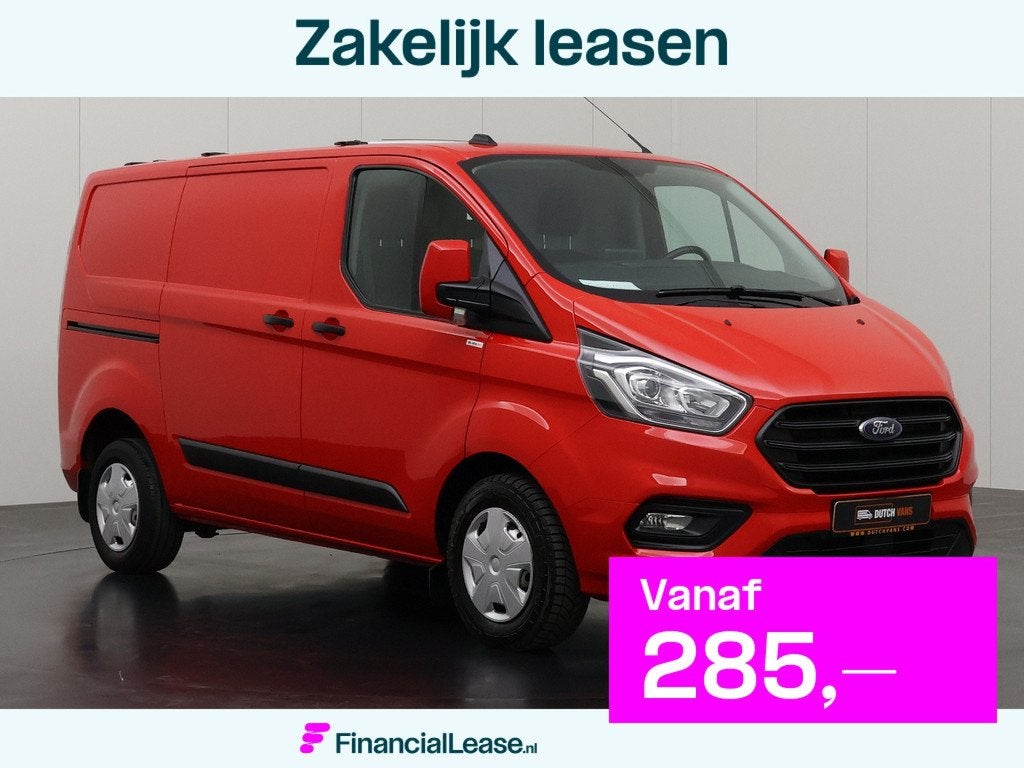 Ford Transit Custom 2.0TDCi 130PK Achterdeuren | Dakdraagsys, Stof, Gebruikt, Multifunctioneel stuurwiel, Bedrijf